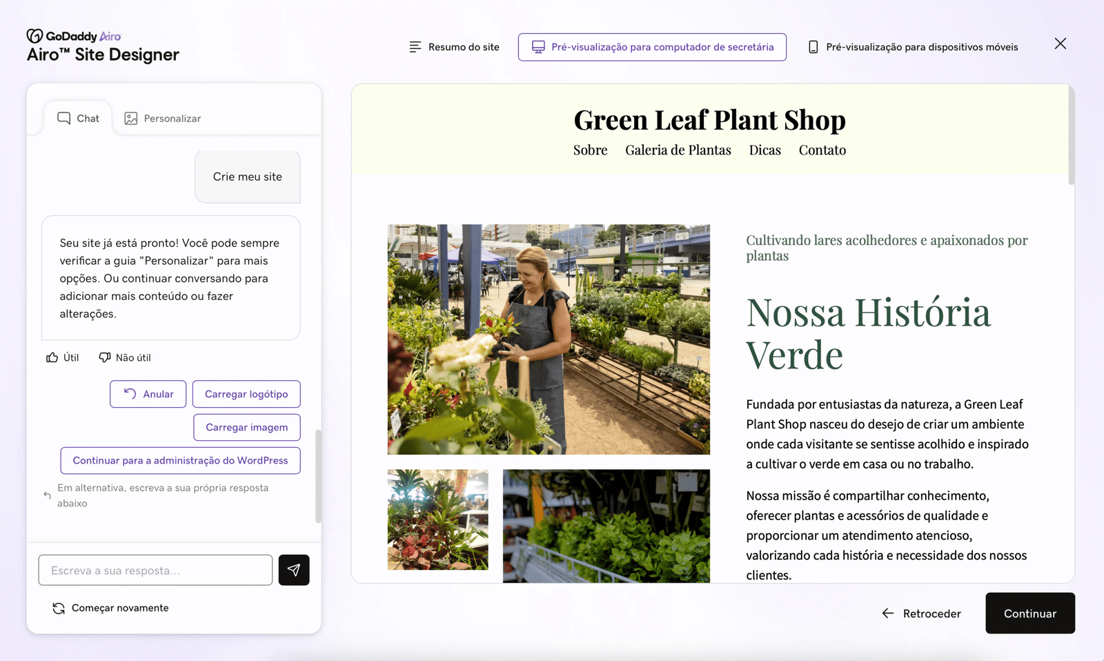 GoDaddy Airo Site Designer: Como a IA Transforma a Criação de Sites